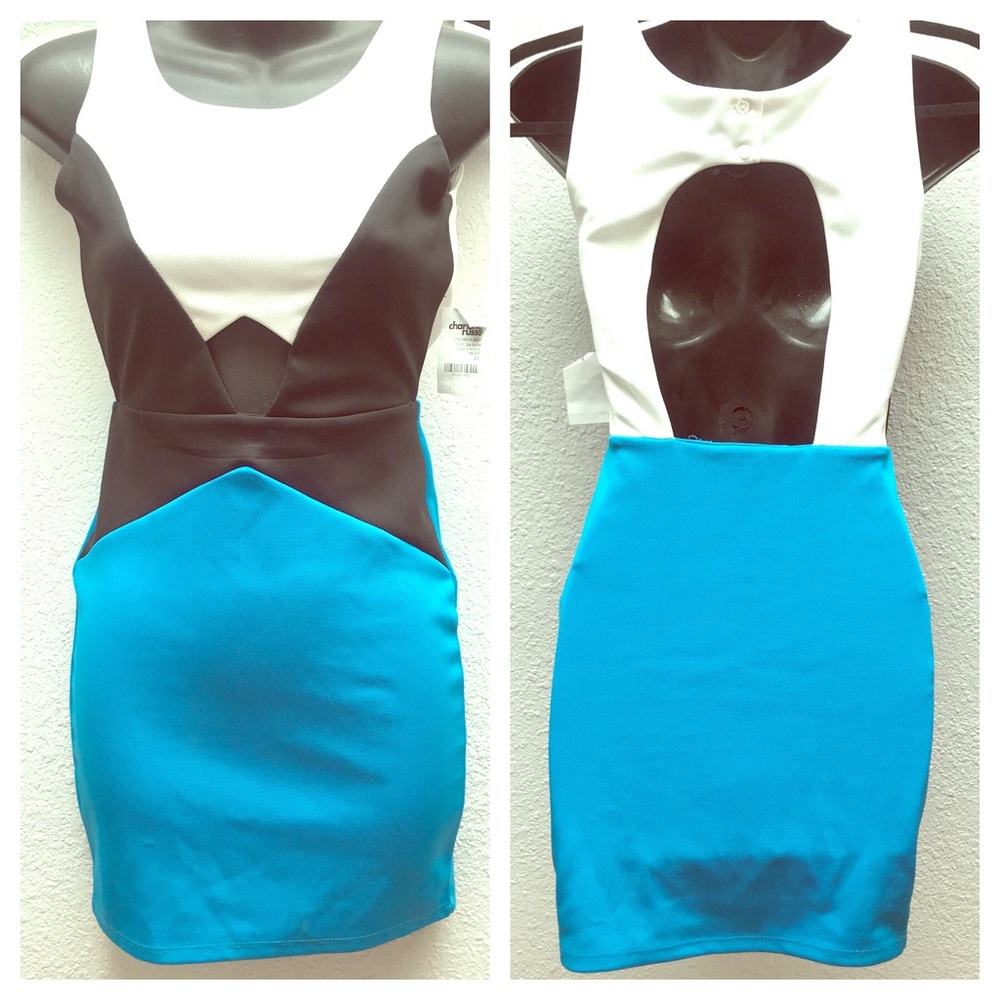 Sexy XS Bodycon Dress With Cutouts